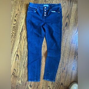 LOFT High Rise Women's Jeans in Deep Blue